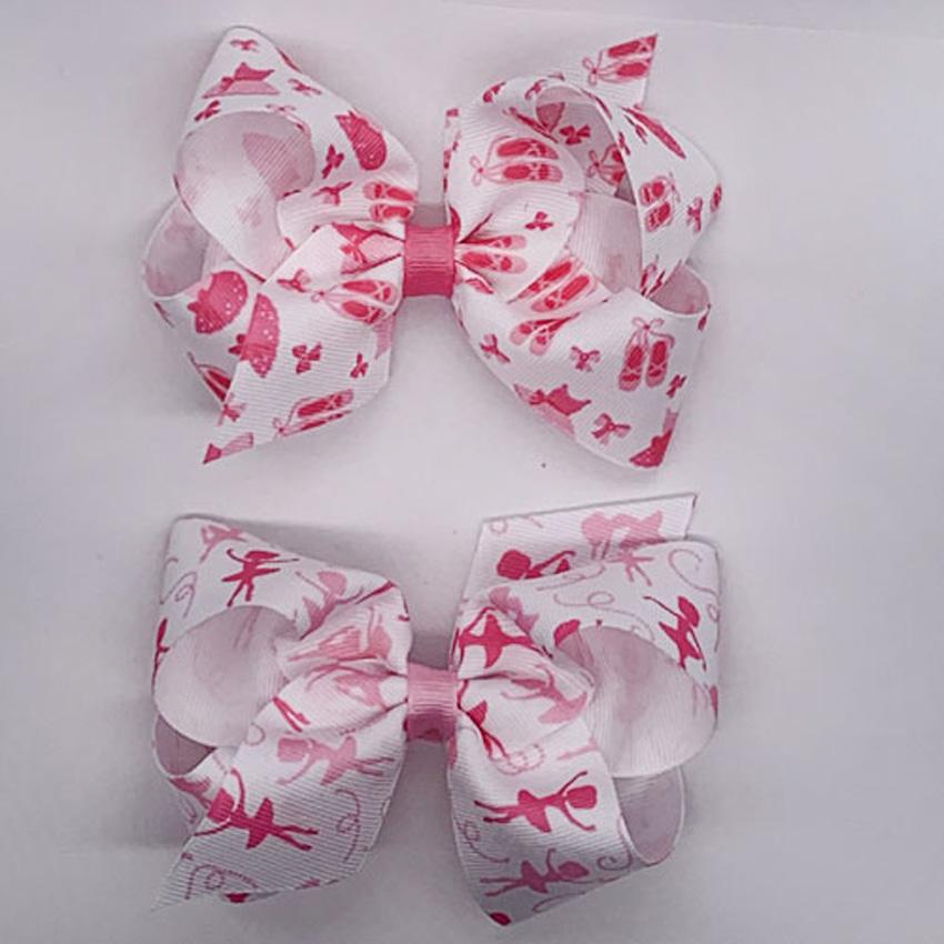 Dance Print Bow (2 pcs)
