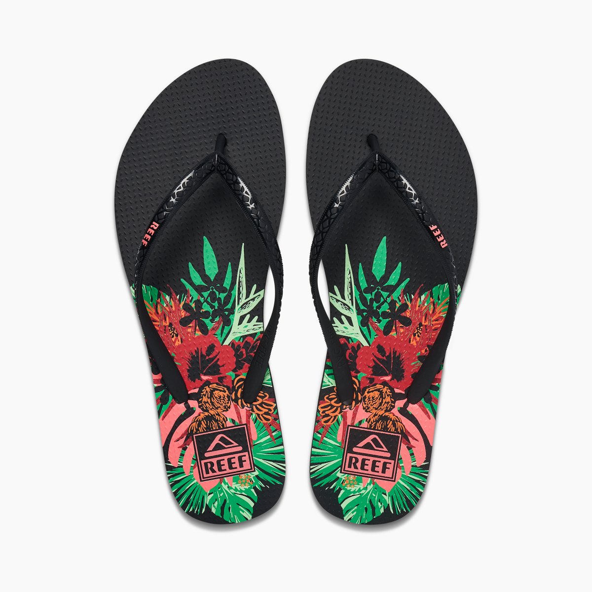 REEF SEASIDE PRINTS LAYERED FLOWERS
