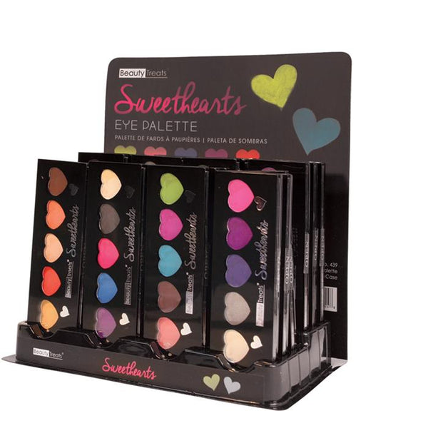 Glitter Hearts Palette (set of 4)