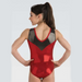 Red Carpet Workout Leotard - Adulto