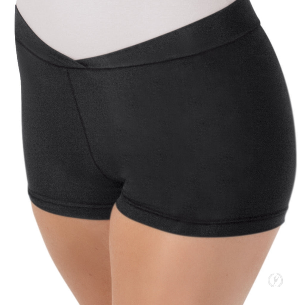 Adult Microfiber V Front Booty Shorts