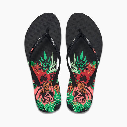 REEF SEASIDE PRINTS LAYERED FLOWERS